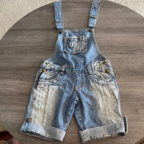Mmx Jeans Denim - Blue shorts overalls  bib coverall shorts jean Sm